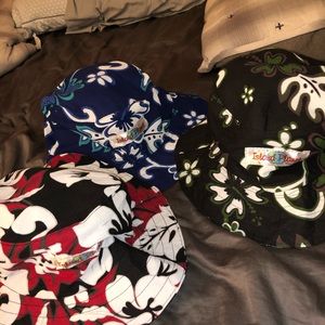 3 island paradise bucket hats